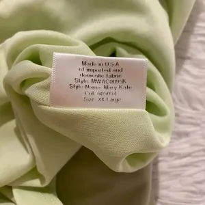 Katie May Mary Kate Strapless Gown in Sage Green XXL thumbnail 9