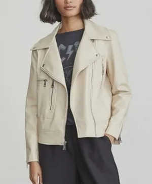 Elizabeth and James Kohl's Women's Faux Leather Moto Jacket Black Size S thumbnail 5