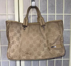 Tumi The Signature Collection‎ Beige Designer Small Nylon Travel Tote Bag thumbnail 1
