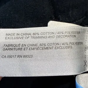 ROOTS Canada Joggers Women's Medium Black Pull On Lounge Casual thumbnail 8
