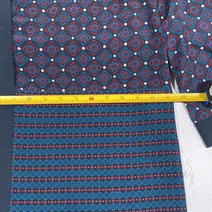 Ann Taylor Long Sleeve Shirt Dress Print Navy thumbnail 7