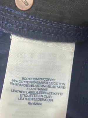 Navy blue #Lands’ End corduroy pants in a US 6 thumbnail 3