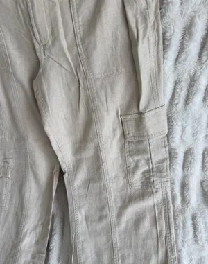 Hollister Stone Beige Cargo Pants thumbnail 3