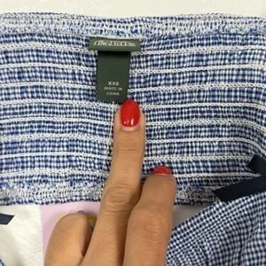 Wild Fable Gingham Mini Dress XXS Blue White Cottagecore Coquette Bubble Hem thumbnail 3