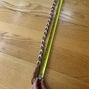 Fossil Women's Braided Leather belt Two Tone Brown Size‎ Small thumbnail 9