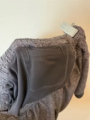 LULULEMON Hotty Hot Lined Active Short II 2.5" Heather Lux Multi Gray/Black Sz 6 thumbnail 10