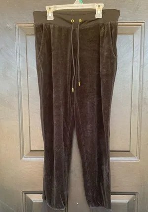 Juicy Couture Black Plush Athletic Pants thumbnail 1