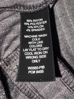Betabrand Dress Pant Yoga Pants M Black Pinstripe High Rise Wide Leg Pull On thumbnail 8