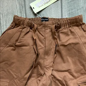 White Fox Boutique Tan Cargo Pants thumbnail 5