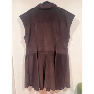 ELOQUII Women's Plus Size Corduroy Mini Dress in brown size 22 thumbnail 7