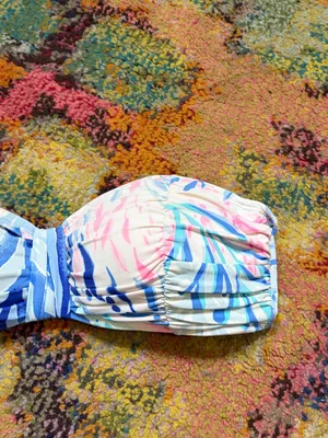 Lilly Pulitzer Jessamine Shirred Bandeau Size 6 thumbnail 4