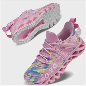 NWOT Just So So Pink Multicolor Logo Athletic Running Shoes Size 41 thumbnail 3