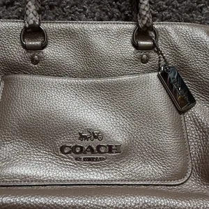 Coach Mini Emma Satchel S38877 Rose Gold Metallic Crossbody thumbnail 2
