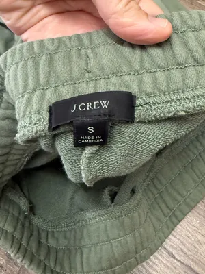 J crew‎ green sweatpants joggers size small thumbnail 5