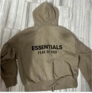 Fear of God Essentials double zip hoodie thumbnail 2