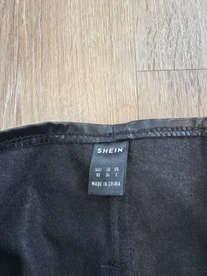 Black High Waisted Leather Shorts thumbnail 5