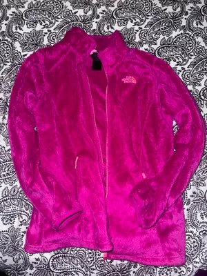 North Face Womens Pink Fleece Jacket thumbnail 2