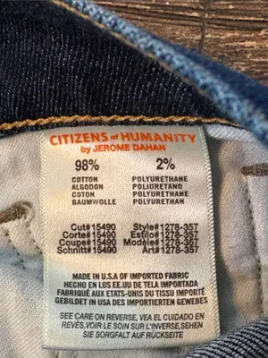 Citizens of‎ Humanity Ava Low Rise Straight Leg Jeans Dark Wash 30 thumbnail 9