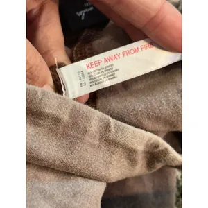 Out From Under Urban Outfitters Aria Seamed Flare Pants Brown Acid Wash Small thumbnail 6
