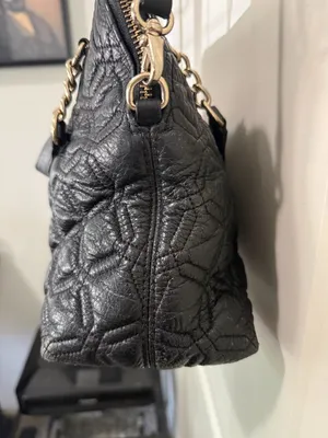 Kate Spade Small Rachelle Astor Court Quilted Satchel Black 100% Leather Purse thumbnail 7