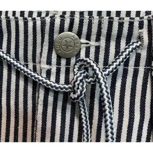 Jaded Gypsy Olivia Navy Striped Harem Drop Crotch Shorts NWT Womens S / M thumbnail 3