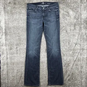 7 For All Mankind Bootcut Denim Jeans Women's 29 thumbnail 2