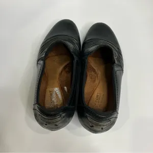 Rockport black leather Adele pumps loafers women’s size 8 business boho minimal‎ thumbnail 6