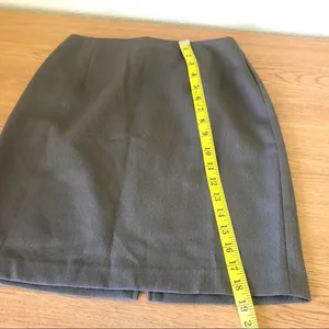 Grey schoolgirl office core aline mini skirt Measurement in pics Excellent condition, no noticeable flaws thumbnail 3