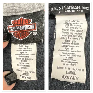 Harley Davidson Women Large V Neck Short Sleeve Graphic T‎ Cotton 2016 Authentic thumbnail 8