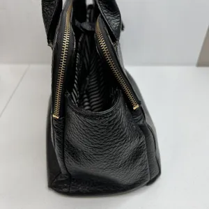 Kate Spade Lydia Southport Ave Shoulder Bag Large New York Black Pebbled Leather thumbnail 6