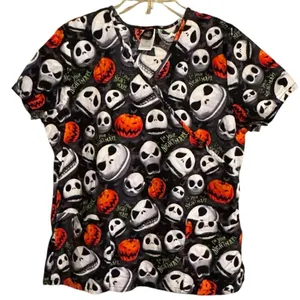 Disney Nightmare Scrub Shirt thumbnail 1