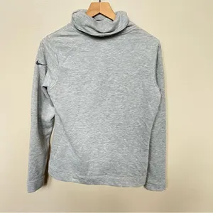 Nike Dry Cowl Funnel Neck Pullover Top Heather Gray Medium thumbnail 9
