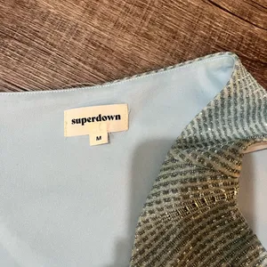 SUPERDOWN Tiffany Mini Dress in Light Blue thumbnail 5