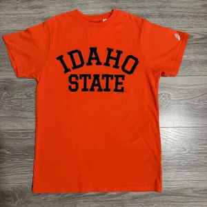 League Idaho State University Orange Cotton Graphic T-Shirt Womens Small College thumbnail 1