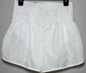 NWT Free People FP Movement Women's The Way Home Shorts White Size Medium thumbnail 3