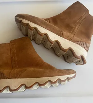 Sorel Women's Suede Ankle Boots in Brown - Casual Comfort Waterproof 5.5 thumbnail 1