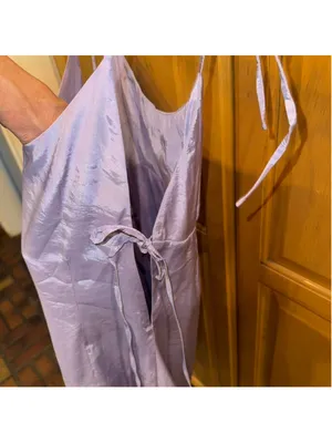Lilac satin mini dress with adjustable straps #party #eveningwear #superdown #re thumbnail 4