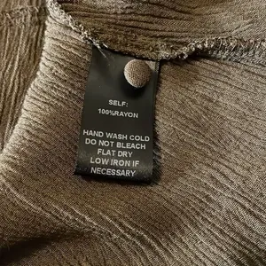 Lulus brand Olive Green Open Ruffle Sleeve Blouse size small thumbnail 3