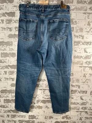 American Eagle | women mom curvy jeans plus size denim thumbnail 7