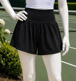 Halara Womens Athletic Shorts Black Crossover Waistband Softlyzero Airy M thumbnail 1