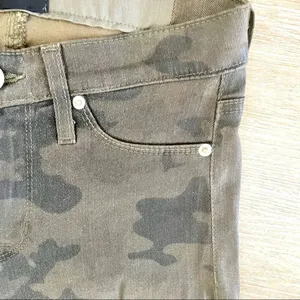 Hudson Nico super skinny midrise Camo glitter jeans thumbnail 9