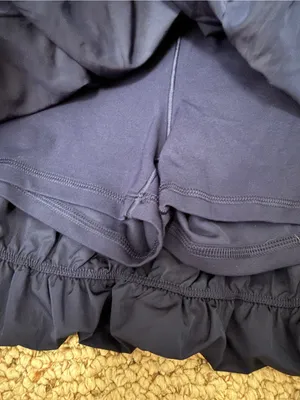 OFFLINE by Aerie Real Me Navy Bubble Skort Athletic Tennis Pickleball‎ Medium thumbnail 5