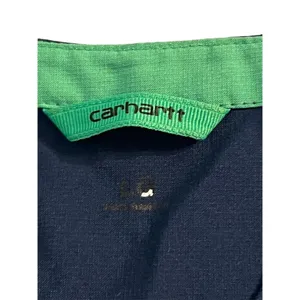 Carhartt Force Scrub Top Women's Navy blue with green Size Large thumbnail 4