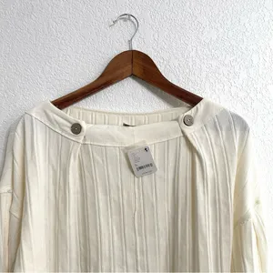 NWT Free People Intimately Womens Top Shirt Beige Good Feels Pullover Size XS thumbnail 4