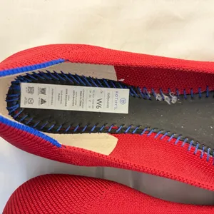 Rothy's womens red The Daily flat shoes. Size W6. Never worn. ballet flat thumbnail 2