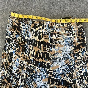 Rafael Leopard Print Midi Skirt Size M Black Size M thumbnail 7