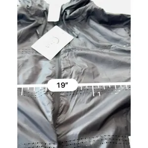 ZYIA Active Black Hooded Windbreaker Jacket Womens Medium M New With Tags NWT thumbnail 14