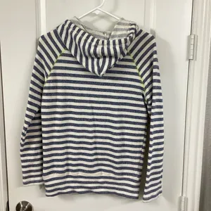 Billabong Navy and White Striped Women's Hoodie thumbnail 3
