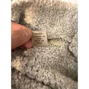 Natural Reflections Women Sz XL, Fleece Zip Up Jacket Beige Oatmeal thumbnail 8