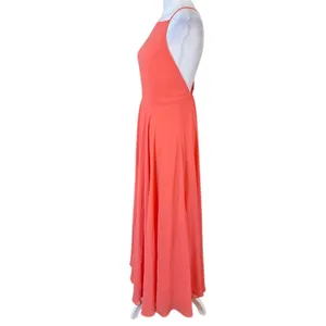 Lulus Mythical Kind of Love Coral Pink‎ Maxi Dress Long Gown Size Medium thumbnail 3